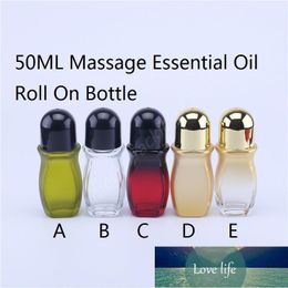 2pcs/lot Body Massage 50ML Glass Roll Bottle Deodorant Ball On Bottles For Essential Oil Storage & Jars Factory price expert design Quality Latest Style Original