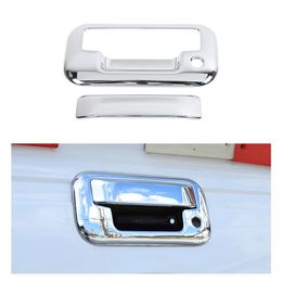 ABS Rear Door Tailgate Bowl Trim Dcoration Accessories for Ford F150 2009-2014 Chrome