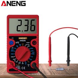 Multimeters ANENG AN8206 Large Screen Digital Multimeter With Square Wave Output Voltage Current Continuity Measurement HEF