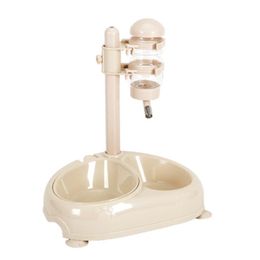 4Color Pet Dog Automatic Feeder Water Drinker Food Dispenser Teddy Cat Bowl Pet Supplies Y200922