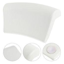 Other Bath & Toilet Supplies 1Pc Household Adult Bathtub Pillow PU Shower (White)