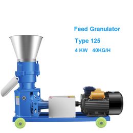 Small Poultry Chicken Feed Granulator Multi-function Feed Food Pellet Making Machine Animal Feed Processing Machine 220V/ 380V