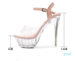 Anmelden Designer-Kleiderschuhe für Damen Sandalen Sandale transparente Slides Stiletto-Absatz Super High 8 cm hoch