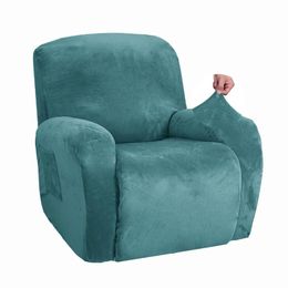 Chair Covers Velvet Split Style Recliner Sofa Cover All-inclusive Massage Lazy Boy Spandex Lounger Single Seater Couch Slipcover