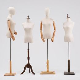 3style Wood Arm Color Female Hand Mannequin Full Cloth Body Square Plate Base Jewelry Flexible Women,Adjustable Rack,Doll C840