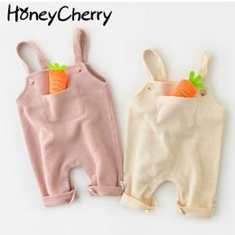 Wiosenne ubrania wspinaczkowe Cute baby sling dziewczyna romper 210515
