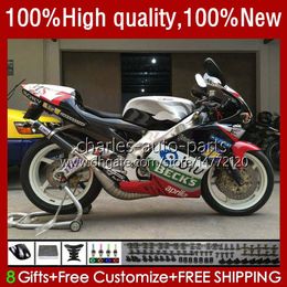 OEM Body For Aprilia RS-250 RS RSV 250 RS250 RR 1995-1997 Bodywork 24No.198 RSV250R RSV-250 RS250R 95 96 97 RSV250RR RS250RR RSV250 1995 1996 1997 Fairing Black white