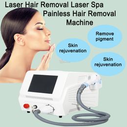 New 808nm diode laser face body hair removal machine skin rejuvenation fast hairs remove for all skins colors 20 millions shots