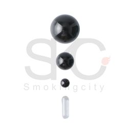 Super quality 20mm 14mm 6mm smoking Tool Glass Terp Slurper Set with Quartz Pill Mix color for Water Bong