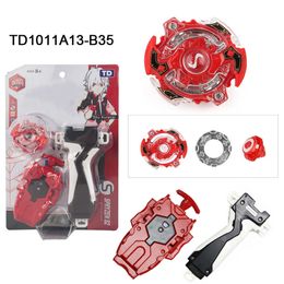 Newest Beyblades Burst Metal Fusion Gyroscope Toys with One-Way Antenna and Handle Gyro Gifts for Children X0528