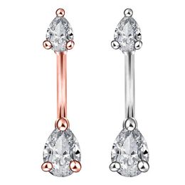 Fashion Belly Button Rings Crystal Surgical Steel Body Jewellery Piercing