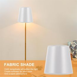 Lamp Covers & Shades Simple Cloth Lampshade Vintage Table Cover Holder Chandelier Home Office