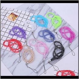 Favor Event Festive Party Supplies Home & Gardencrystal Mobile Phone Lanyard Bling Rhinestone Keychain Hanging Rope Neck Strap Key Lanyards F