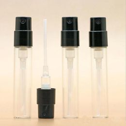 2ml Transparent Glass Perfume Bottles Spray Bottle Atomizer Perfume