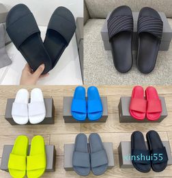SS Slippers Mens Womens Summer Beach Slide Sandals Comfort Flip Flops Leather Wide Ladies Chaussures Shoes