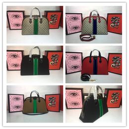 Designer Bags Double Handle Luxury Tote Bag With Adjustable Straps Shoulder Bags Leather Strips Handbag Zipper Women Storage