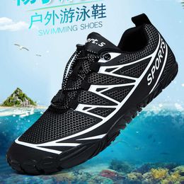 Barefoot Shoes Men Summer Water Shoes Woman Swimming Diving Socks Non-slip Aqua Shoes Beach Slippers FitnSneakers Big Size X0728