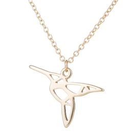 Animal Hummingbird Stainless Steel Necklaces Bracelets For Women Man Flying Bird Gold And Silver Color Pendant Necklace Bracelet Engagement Jewelry