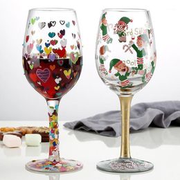 Wholesale W09  Mixed Christmas Wine Glass Table Decorations 53x25mm-56x25mm 50