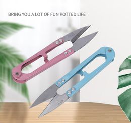 Stainless steel U-shaped scissors Tools gardening pruning plant root thread gf892