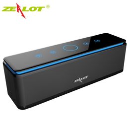 ZEALOT S7 Portable Bluetooth High Power Home Hifi Stereo Wireless Speaker Computer,Phones Support Tf card,Power Bank