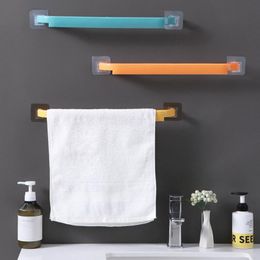 Towel Racks Rack Punch-Free Toilet Wall-Mounted Bar Slipper Bathroom Hanging