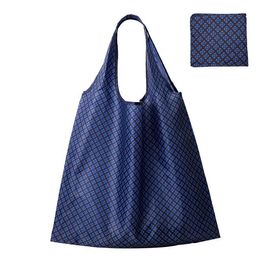 shopping bag handbag Foldable high-capacity Storage Bags Polyester creativity environmental protection handbags customization WMQ914