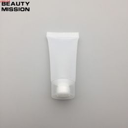 100pcs/lot 20ml Small Sample Packaging Contanier Empty Plastic Cosmetic Lotion Emulsion Cream Soft Tubes with Screw Capsgood high qualtity