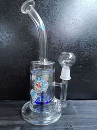 Glass recycler water bong tornado bongs water pipes unique water pipe heady dab rigs hookahs Shisha with nail dome zeusart shop
