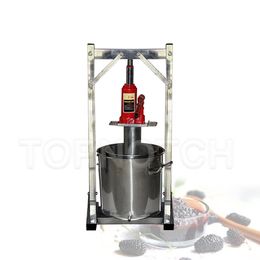 12/22/36L Kitchen Grape Blueberry Mulberry Presser Juicer Stainless Steel Juice Press Machine Home Manual Hydraulic Fruit Squeezer