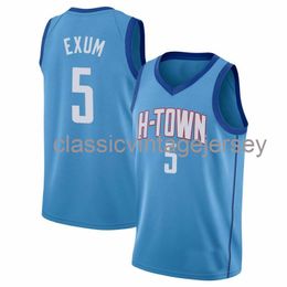 Custom Dante Exum #5 2020-21 Swingman Jersey Stitched Mens Women Youth XS-6XL