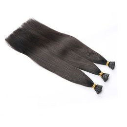 new arrival i tip hairextensions 200strands lot keratin stick hair brazilian virgin hairextension