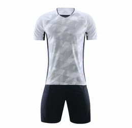 white Children Kids Soccer Jersey Set Men Adult Football Kits uniforms Customised Futbol Training Shirts Short Suit