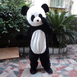 Halloween Panda Mascot Costume High Quality Customise Cartoon animal Anime theme character Adult Size Christmas Birthday Party Fancy Outfit