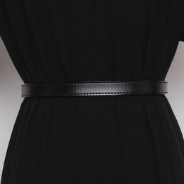 AA112 Summer Cow Green Black Genuine Leather Waist Strap Women Fashion No Buckle Large Plus Size Cowskin Belt