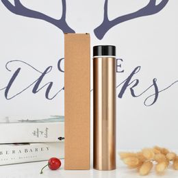 Lady's Tumbler Slim Mug 9oz/260ml Super Thin Travel Cup Burglar Stick Basher Water Bottle 304 Stainless Steel 2 Wall Insulated Vacuum Flask