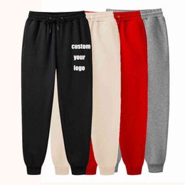 Custom Women Joggers Pink Color Woman Trousers Casual Pants Sweatpants Casual Fitness Workout Running Sporting Clothing Y211115