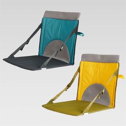 beach chair pads UK - Picnic Mat Outdoors. Folding Beach Chair Backrest Cushion Camping Portable Leisure Ultra Light Adjustable Outdoor Pads