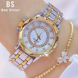 Diamond Women Watch Luxury Brand Elegant Ladies Watches Rose Gold Clock Wrist Watches For Women relogio feminino 210527