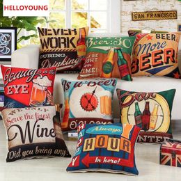 Luxury Cushion Cover Pillow Case Home Textiles supplies British style car pillow decorative throw pillows chair seat