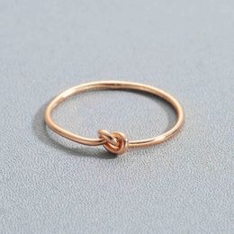 LUTAKU Minimalist Heart Knot Midi Knuckle Rings For Women Men Gold-color Vintage Midi Ring Everyday Jewellery Simple Gifts G1125