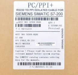 Genuine Siemens S7-200PLC programming cable data download PC-PPI+ communication line 6ES7901-3CB30-0xA0 Free drive - photoelectric isolation 6M PC-RS232/PPI+