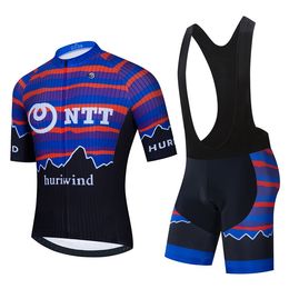 2024 Huriwind Cycling Jersey sets Bicycle Short Sleeve Cycling Clothing Bike maillot Cycling Jersey Bib shorts A21