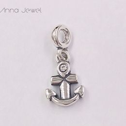 Pandora Me Link series Anchor Dangle Charm Jewellery 925 sterling Silver Women evil pandora bracelet beads with logo ale Gift 798393CZ