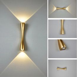 Topoch Creative Wall Lamp Interior Decoration Long Horn Up and Down LED Sconce Light 24/35CM 2x5W 100-240V Outdoor Wall Washer Lighting Waterproof IP65