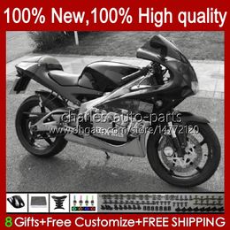 +Tank cover For Aprilia RSV RS 250 RS250 RSV250 RS-250 RR RSV250RR 98-03 Black Grey Body 23No.158 RS250R 98 99 00 2001 2002 2003 RSV-250 1998 1999 2000 01 02 03 Fairing Kit