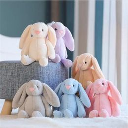 DHL Easter Bunny 12inch 30cm Plush Filled Toy Creative Doll Soft Long Ear Rabbit Animal Kids Baby Valentines Day Birthday Gift