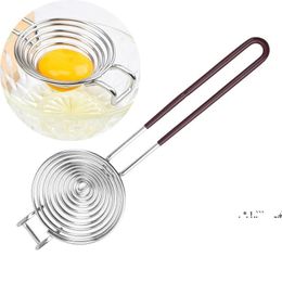 newStainless Steel Egg Separator Yolk Divider Eggs White Separation Tool Long Kitchen Gadgets and Accessories EWE6317