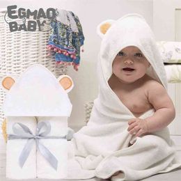 Towel Premium Baby Washcloth Set Organic Bamboo Bath Soft And Thick born Hooded 210728