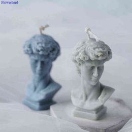 David Plaster Portrait Candle Mold Aromatherapy DIY Material Silicone s 3d Silicon s H1222